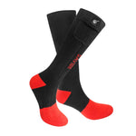 Woulie SS06R Chaussettes chauffantes Rouge - Noir
