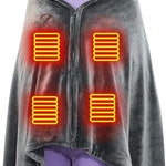 Couverture Chauffante Portable Woulie – Velours Corail