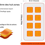 Châle Chauffante Portable – 3 Niveaux de Chaleur Woulie