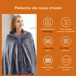 Couverture Chauffante Portable Woulie – Velours Corail