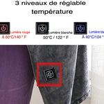 Couverture Chauffante Portable Woulie – Velours Corail