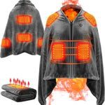 Couverture Chauffante Portable Woulie – Velours Corail