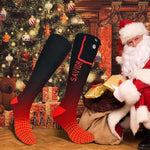 Woulie SS06R Chaussettes chauffantes Rouge - Noir