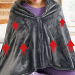 Couverture Chauffante Portable Woulie – Velours Corail