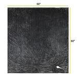 Woulie Couverture Chauffante Flanelle/Sherpa