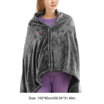 Couverture Chauffante Portable Woulie – Velours Corail