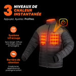 Woutie™ Strike 9 - Doudoune Chauffante manches longues homme