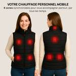 Woulie S3 - Veste Chauffante sans manches Femme