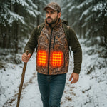 Woulie Wild 3 - Veste Chauffante sans manches Homme Camouflage