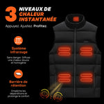 Woulie ZR3 - Veste chauffante sans manches unisexe