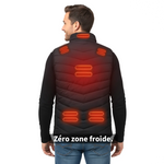 Woulie V215 - Veste Chauffante sans manches Homme