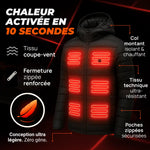 Woulie Urban 8™ – Veste chauffante unisexe à manches longues (doudoune thermique)