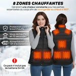 Woulie X8 - Veste chauffante sans manches Femme